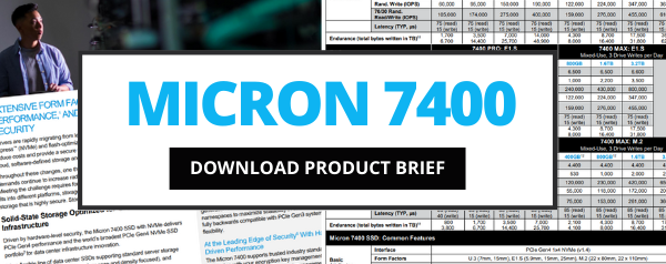 Download the Micron 7400 NVMe Product Brief